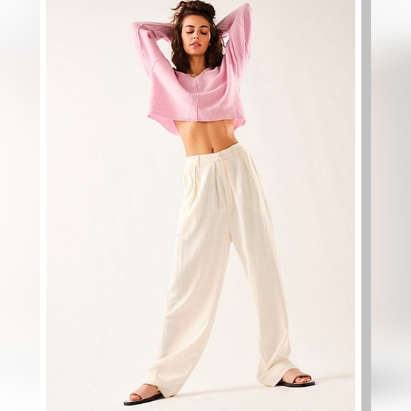 Free People Free In You Pull On Trousers - Picture 1 of 9